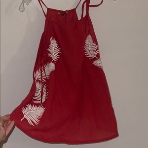 south mood under women's blouse tank size M